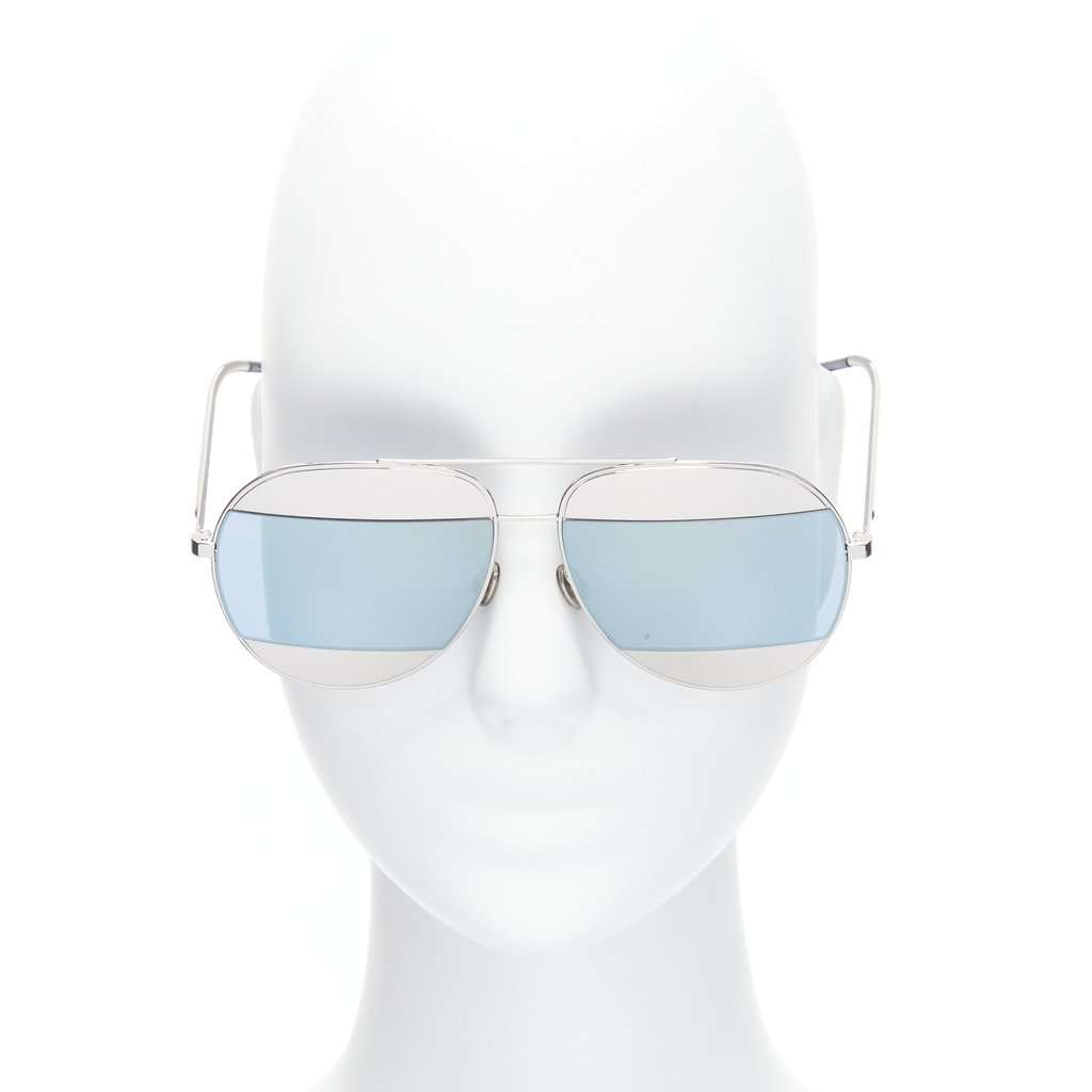 Dior Split 0103J Blue Metal Never worn - Inside View