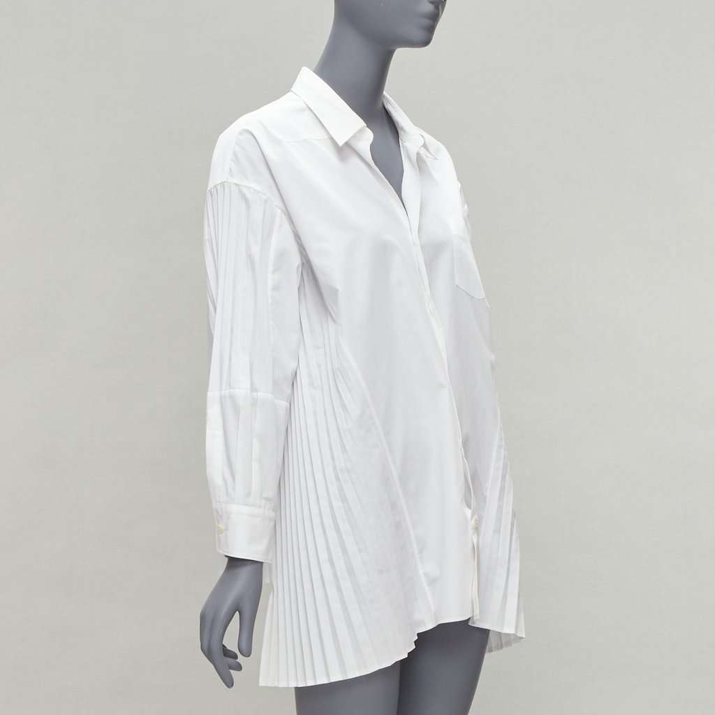 Junya Watanabe Accordion Pleat Shirt White Polyester Never worn - Inside View