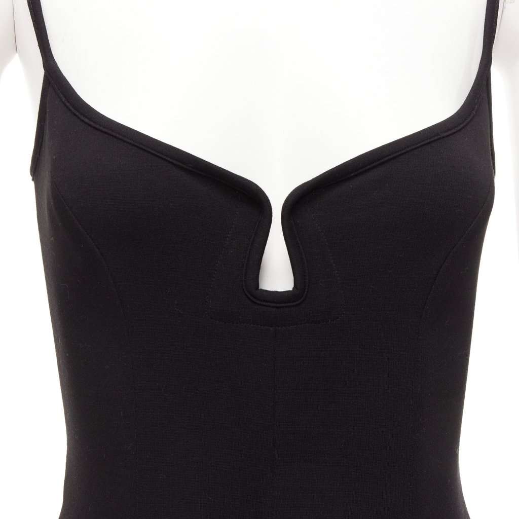 Paris Georgia Sweetheart Jumpsuit Black Viscose Never worn, with tag - Back View