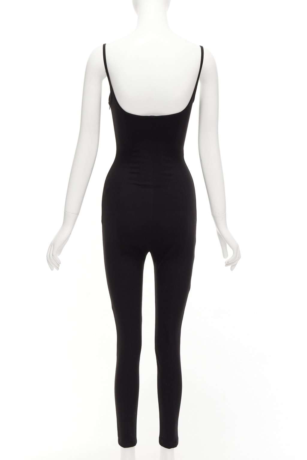 Paris Georgia Sweetheart Jumpsuit Black Viscose Never worn, with tag - Box View