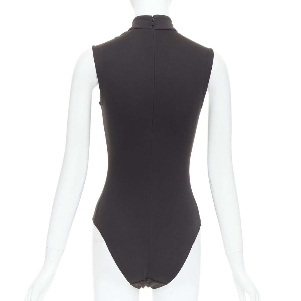 Istante High Neck Bodysuit Black Cotton Very good condition - Box View