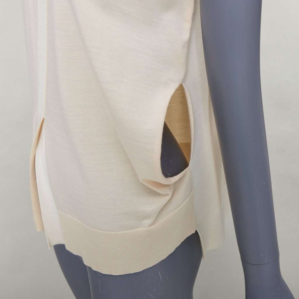 Celine Beige Wool Top Beige Wool Very good condition - Back View