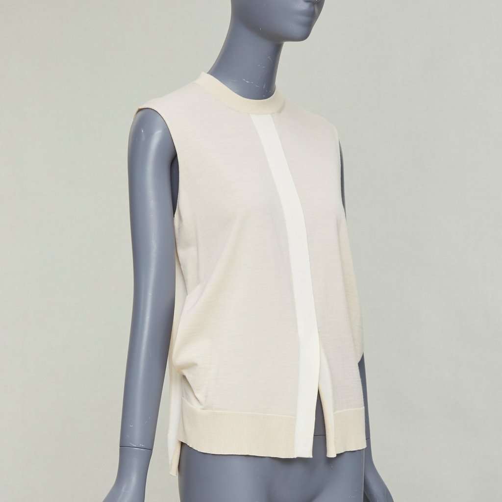 Celine Beige Wool Top Beige Wool Very good condition - Inside View