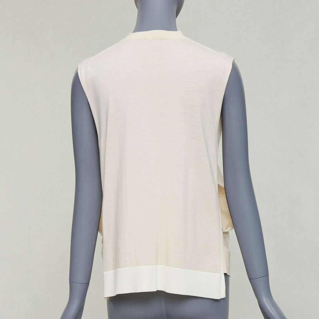 Celine Beige Wool Top Beige Wool Very good condition - Box View