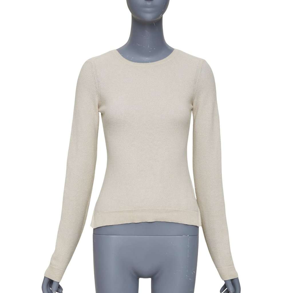 Loro Piana Beige Cashmere Knitwear Beige Cashmere Very good condition - Front View