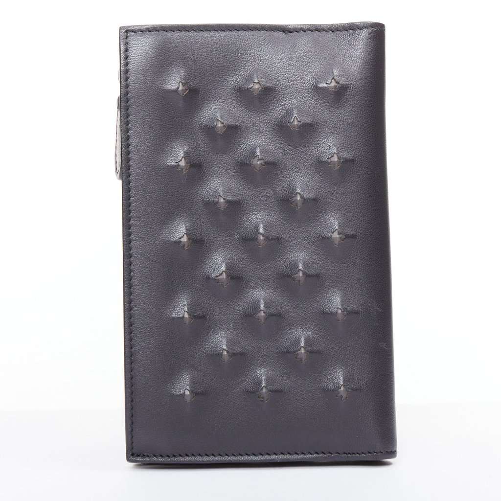 Bottega Veneta Black Leather Wallet Black Leather Good condition - Back View