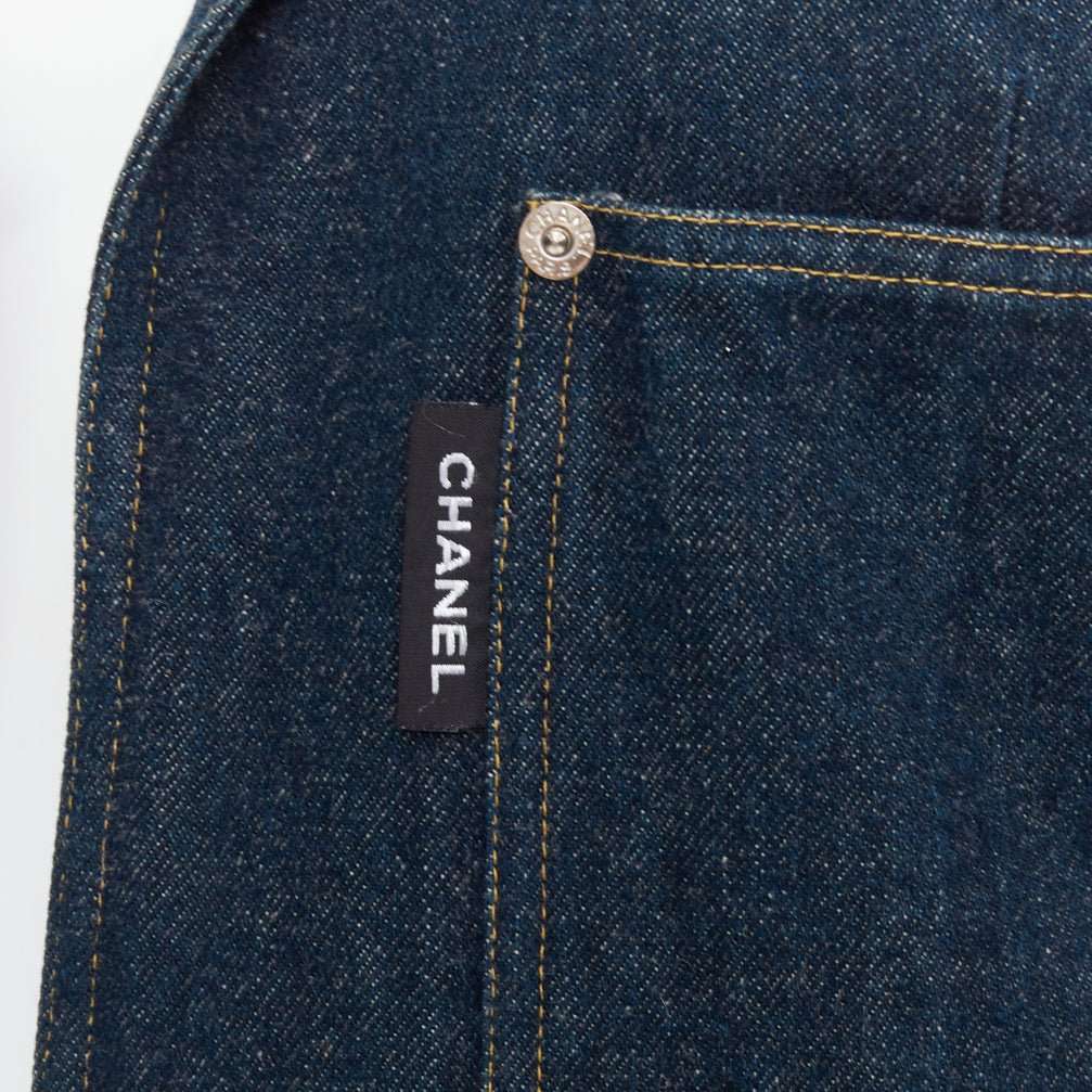 Chanel Blue Cotton Jacket Blue Cotton Very good condition - Back View