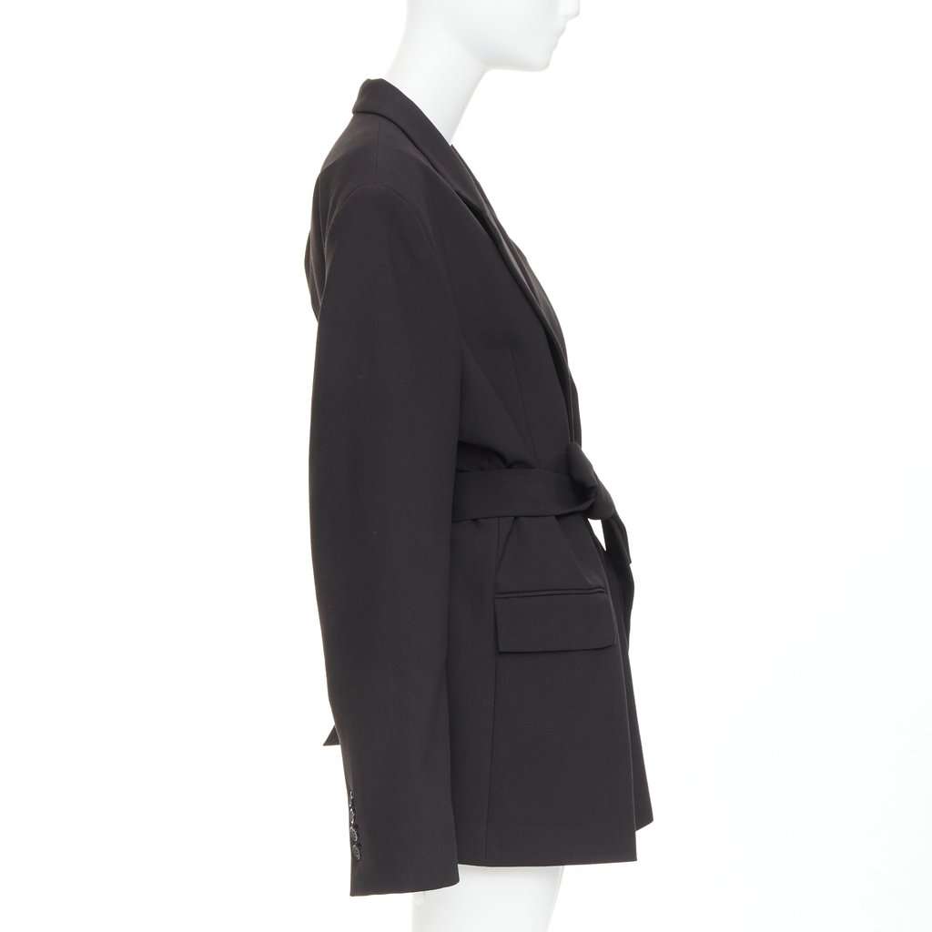Unsigned Black Cotton Jacket Black Cotton Very good condition - Box View