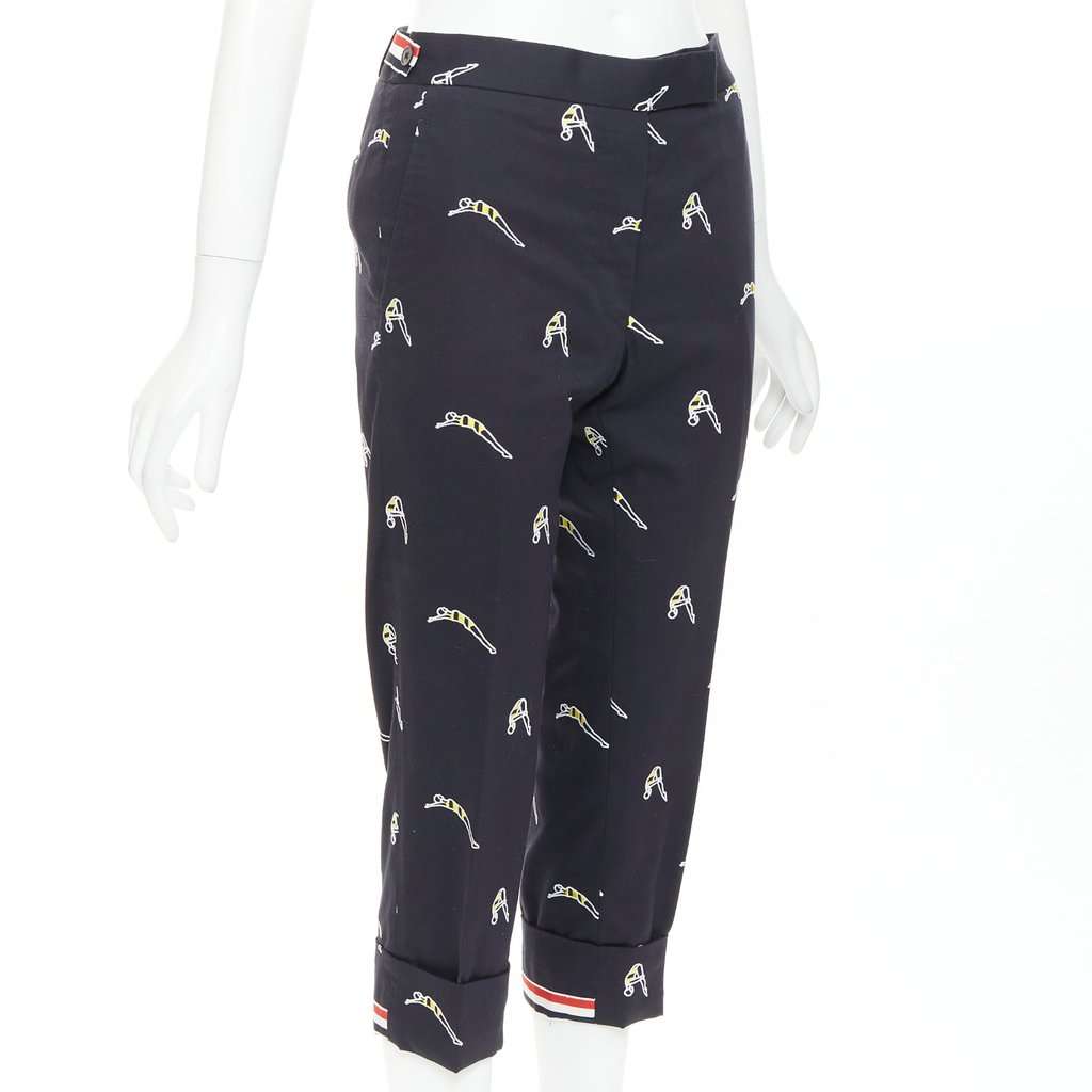 Thom Browne Navy Cotton Trouser Navy Cotton Very good condition - Inside View