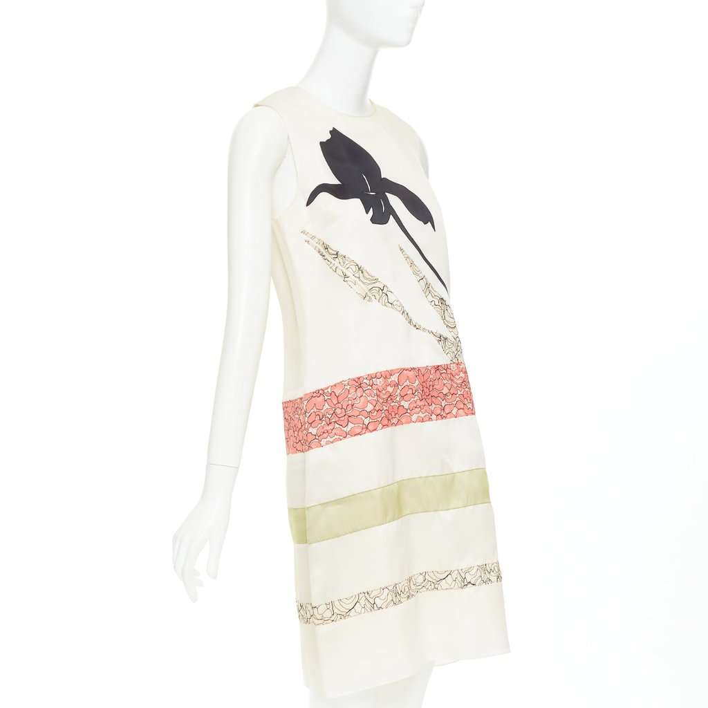 Dior Ecru Silk Dress Beige Silk Very good condition - Inside View