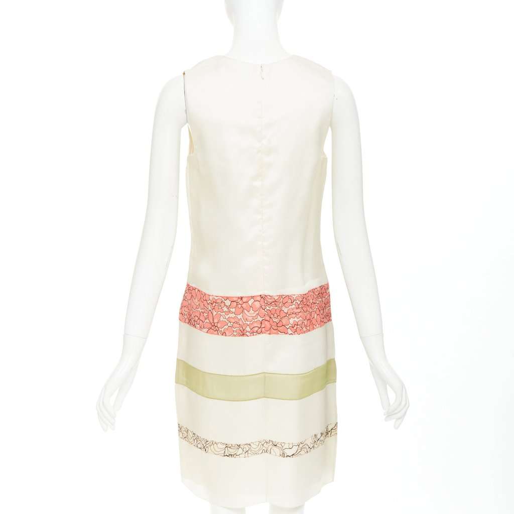 Dior Ecru Silk Dress Beige Silk Very good condition - Box View