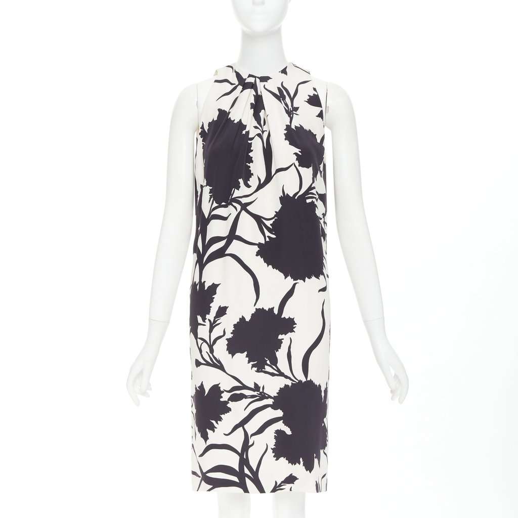 Dior Ecru Silk Dress Beige Silk Very good condition - Front View