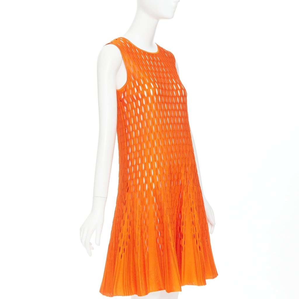 Dior Orange Viscose Dress Orange Viscose Very good condition - Inside View