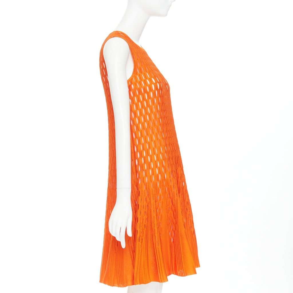 Dior Orange Viscose Dress Orange Viscose Very good condition - Model View