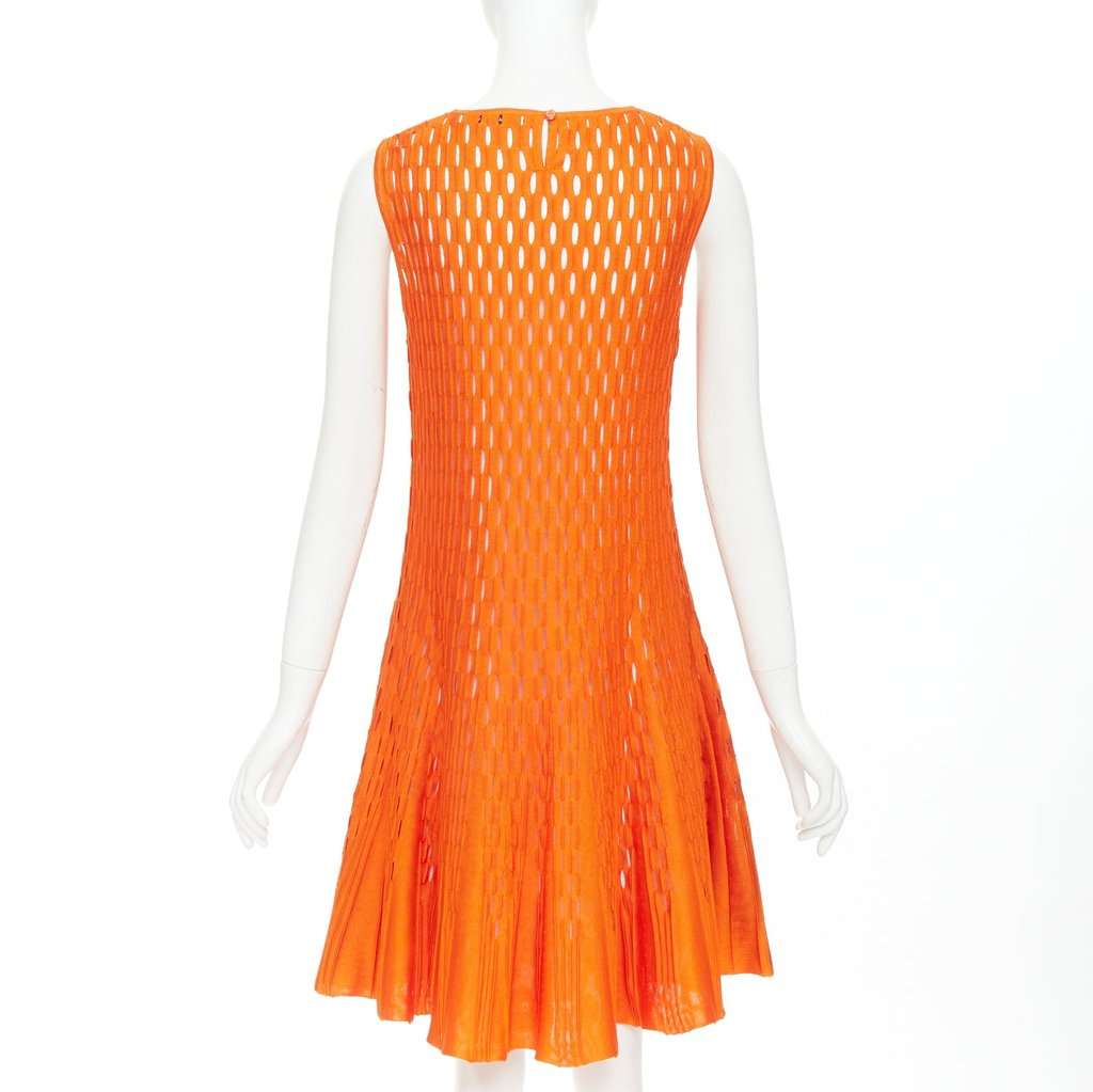 Dior Orange Viscose Dress Orange Viscose Very good condition - Box View