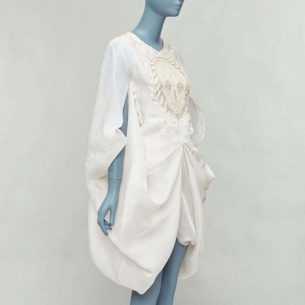 Alexander McQueen Ecru Silk Dress Beige Silk Very good condition - Inside View