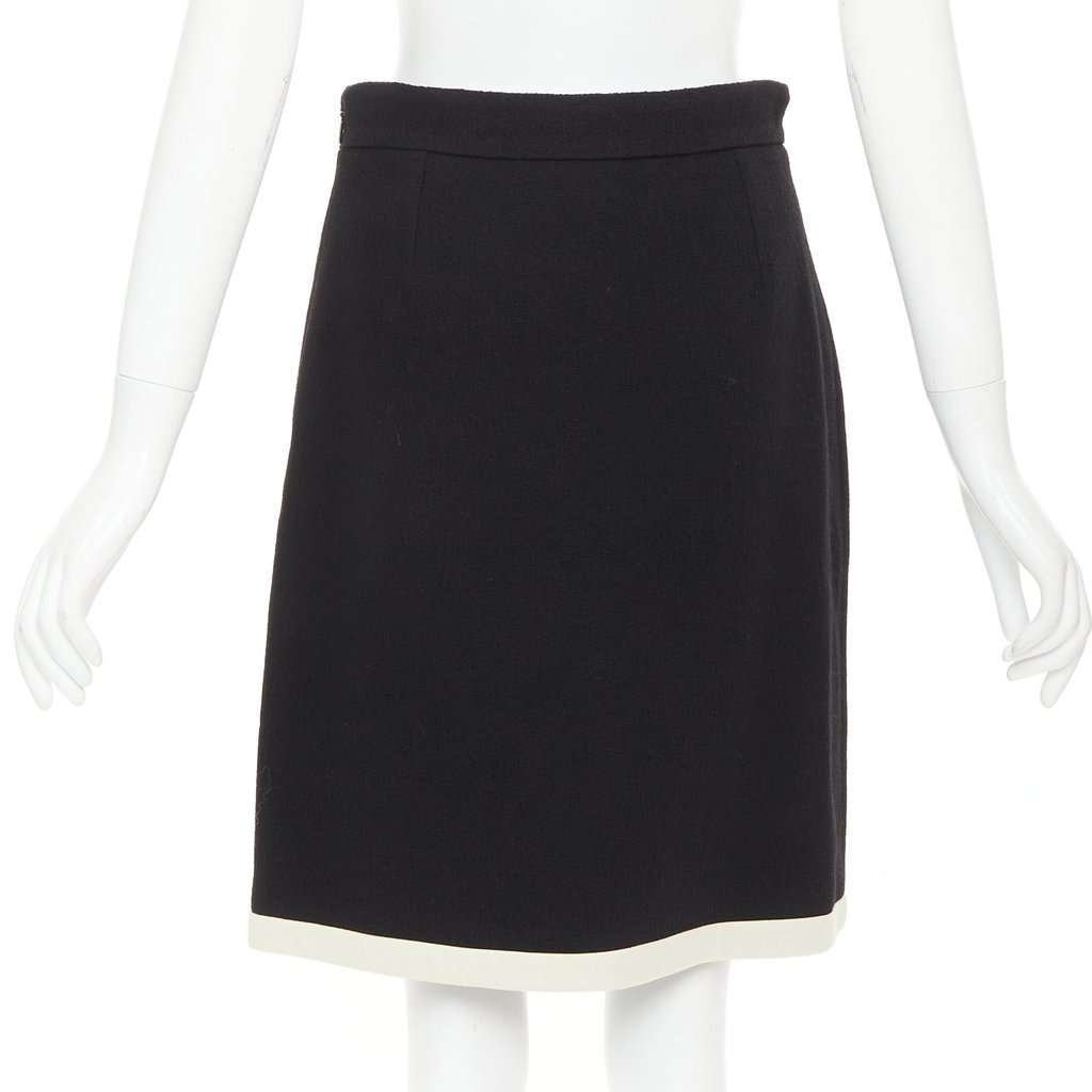 Gucci Black Wool Skirt Black Wool Very good condition - Box View