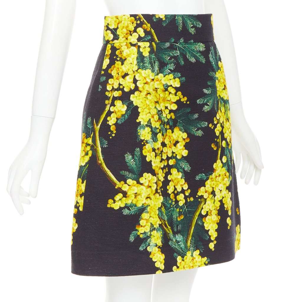 Dolce & Gabbana Black Cotton Skirt Black Cotton Very good condition - Inside View