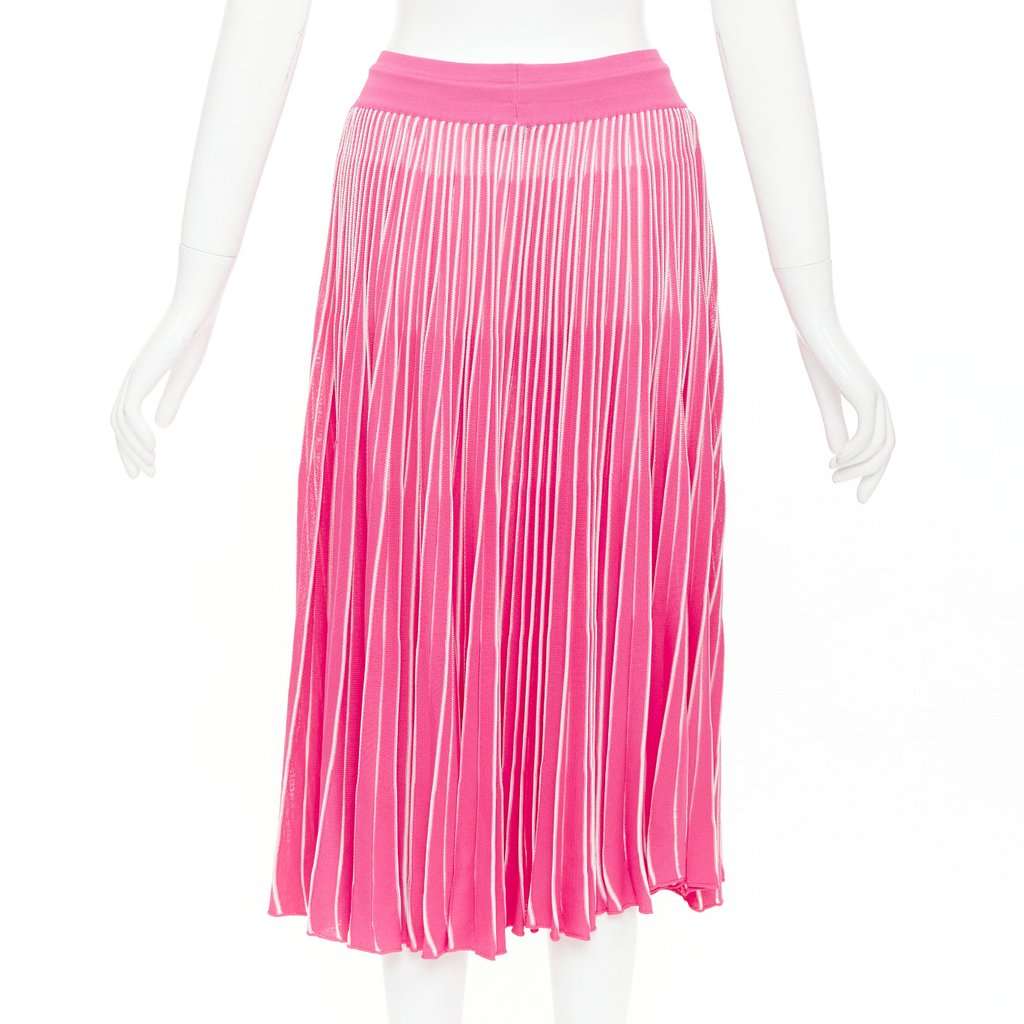 Valentino Garavani Pink Viscose Skirt Pink Viscose Very good condition - Box View