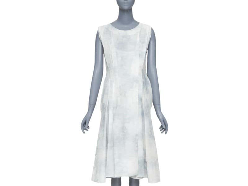 Marni Ecru Cotton Dress Beige Cotton Very good condition - Front View