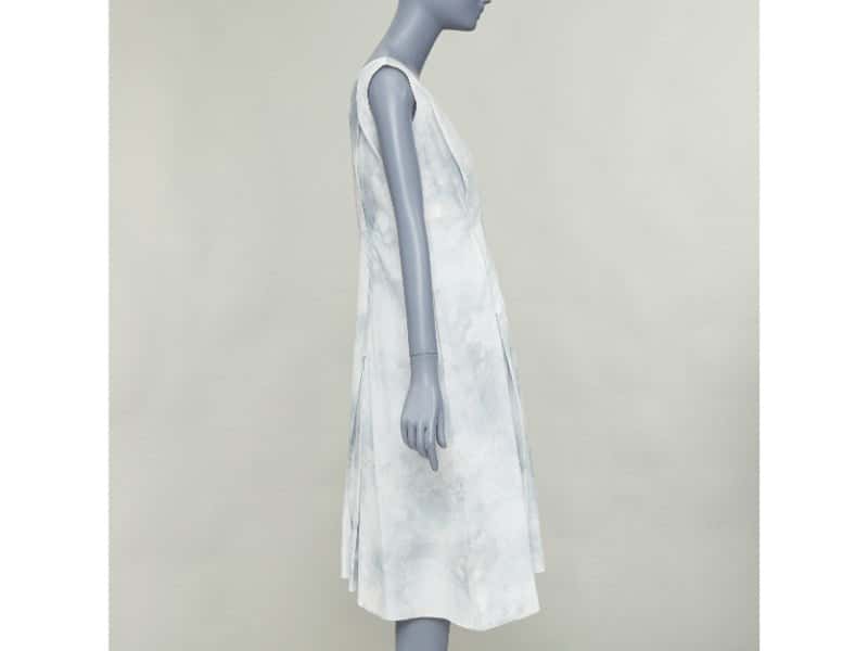 Marni Ecru Cotton Dress Beige Cotton Very good condition - Model View