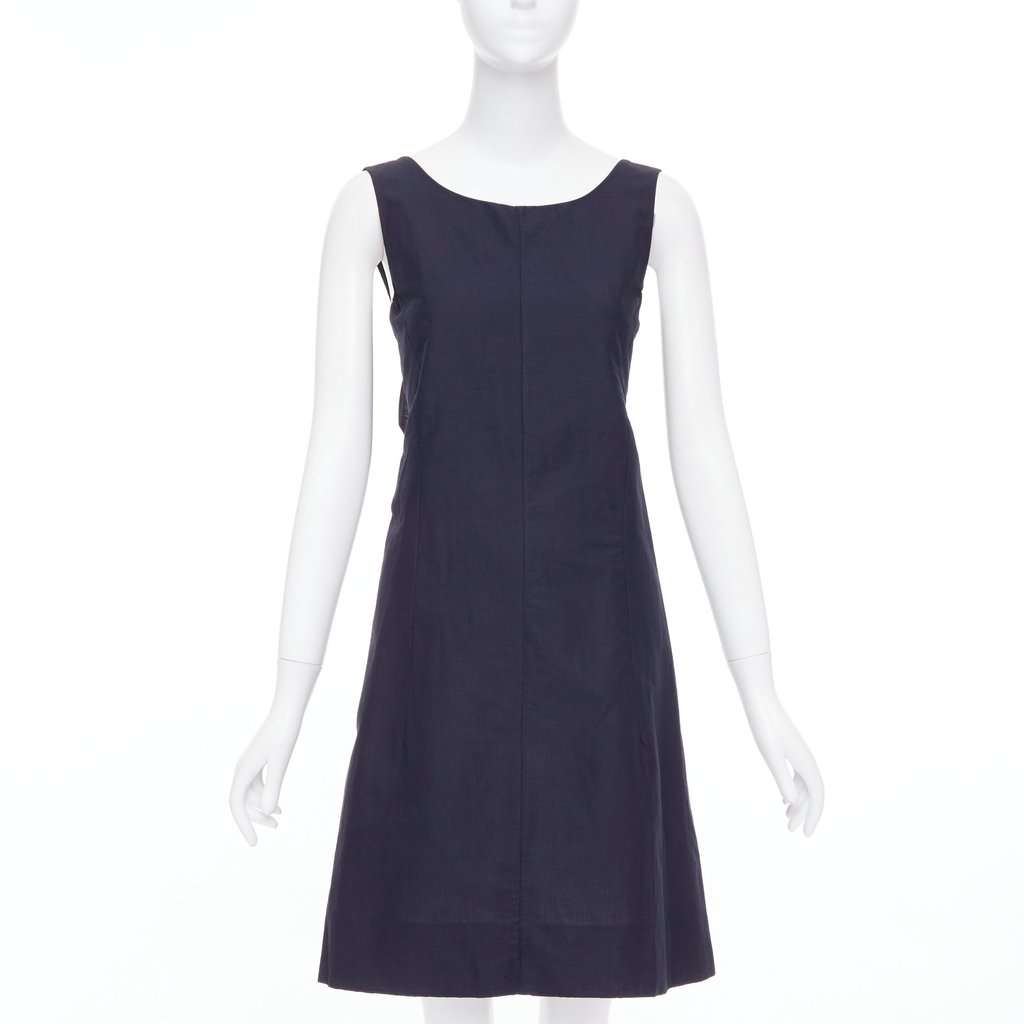 Marni Navy Cotton Dress Navy Cotton Very good condition - Inside View