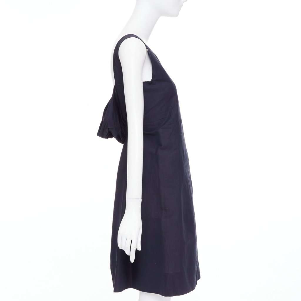 Marni Navy Cotton Dress Navy Cotton Very good condition - Model View