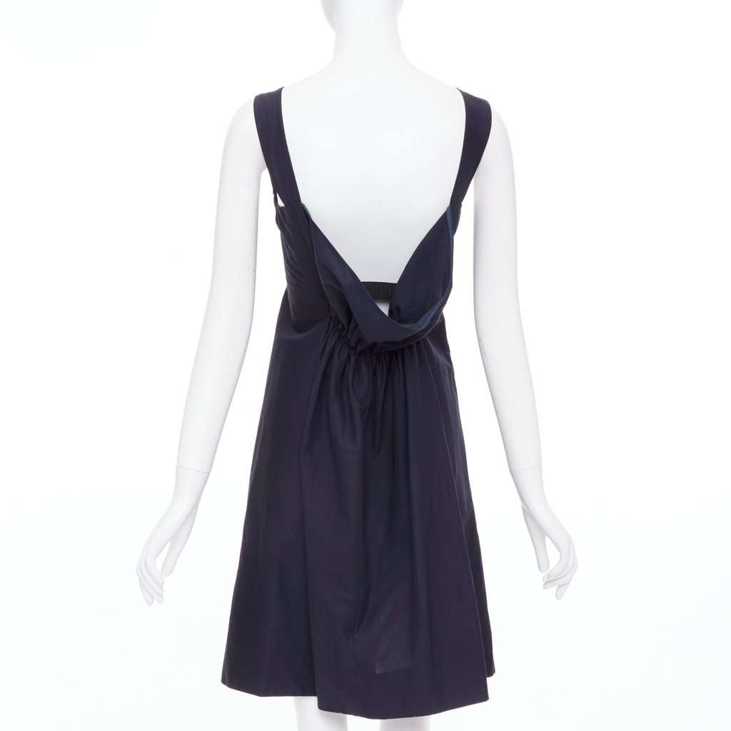 Marni Navy Cotton Dress Navy Cotton Very good condition - Box View