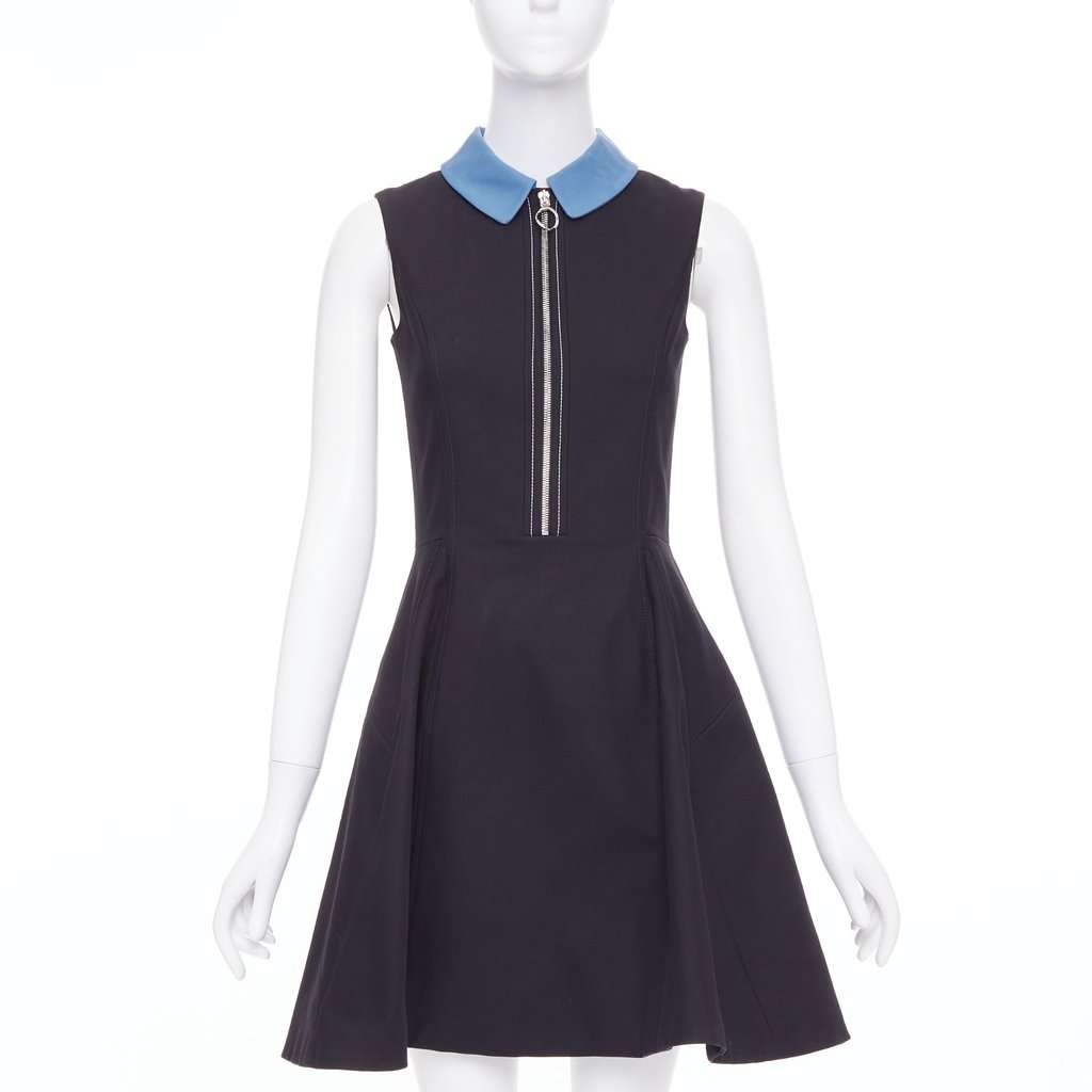 Dior Black Cotton Dress Black Cotton Very good condition - Front View