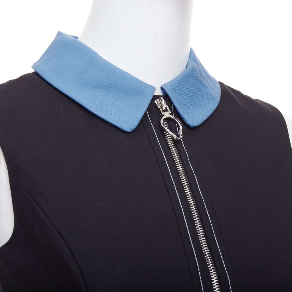 Dior Black Cotton Dress Black Cotton Very good condition - Back View