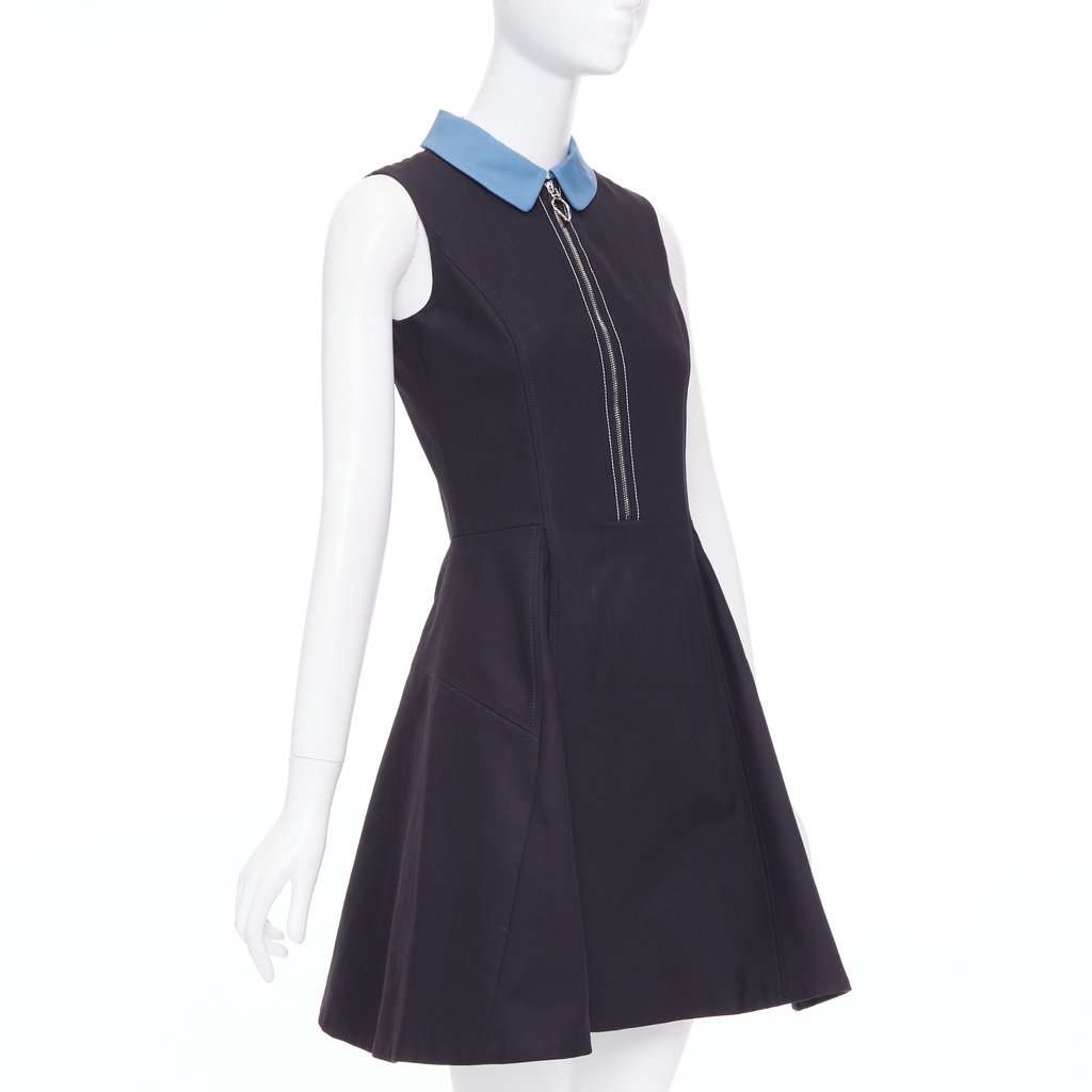Dior Black Cotton Dress Black Cotton Very good condition - Inside View