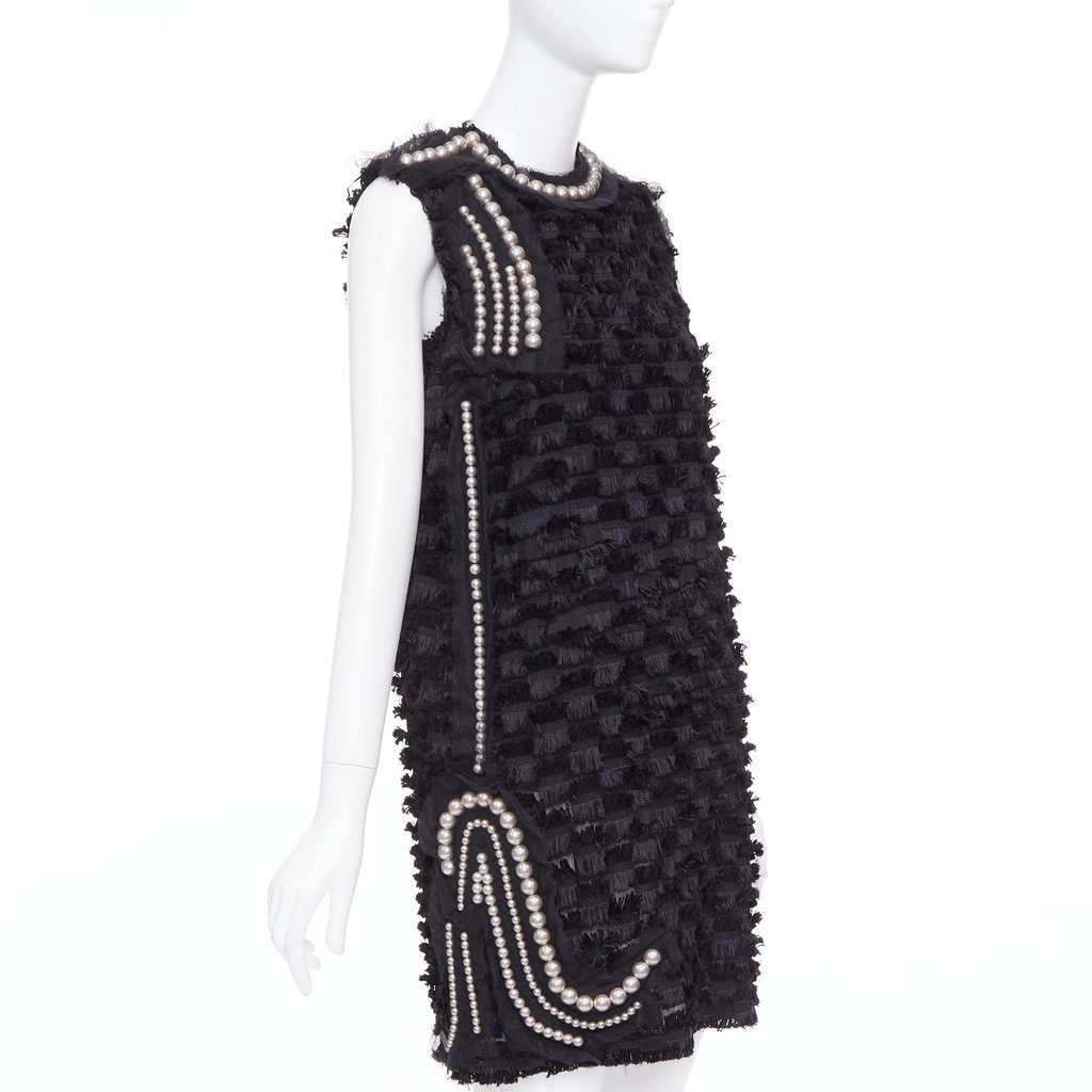 Lanvin Black Viscose Dress Black Viscose Very good condition - Front View