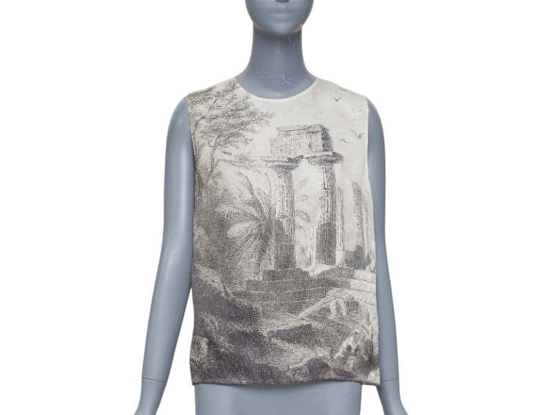 Dolce & Gabbana Beige Silk Top Beige Silk Good condition - Front View