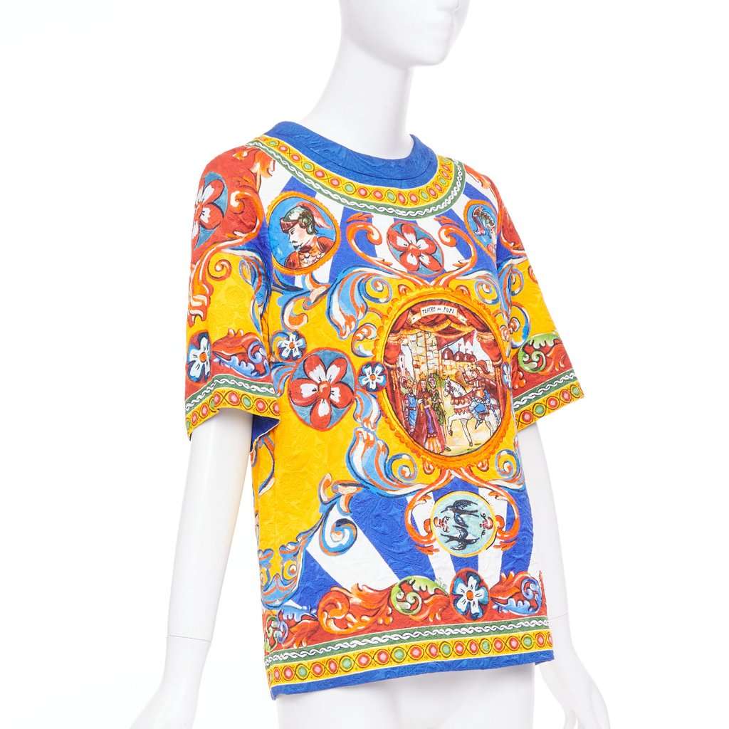 Dolce & Gabbana Blue Viscose Top Blue Viscose Very good condition - Inside View