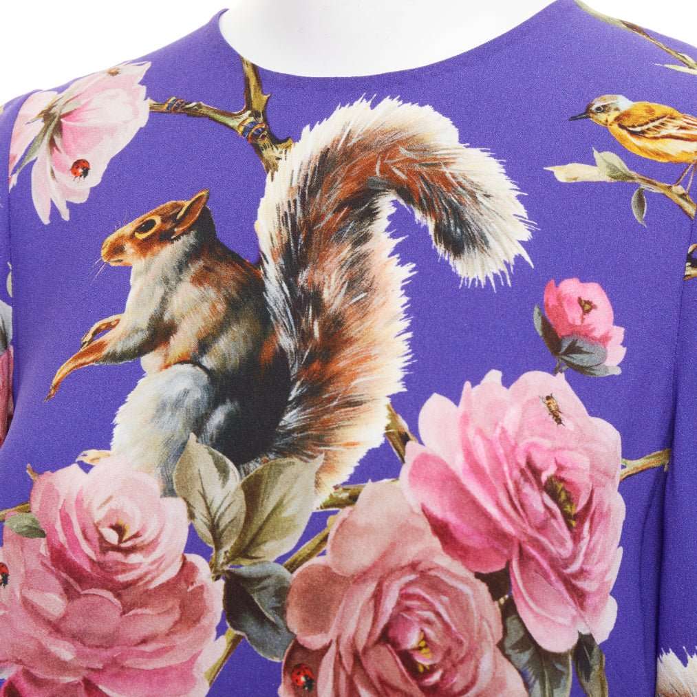 Dolce & Gabbana Purple Viscose Top Purple Viscose Very good condition - Back View