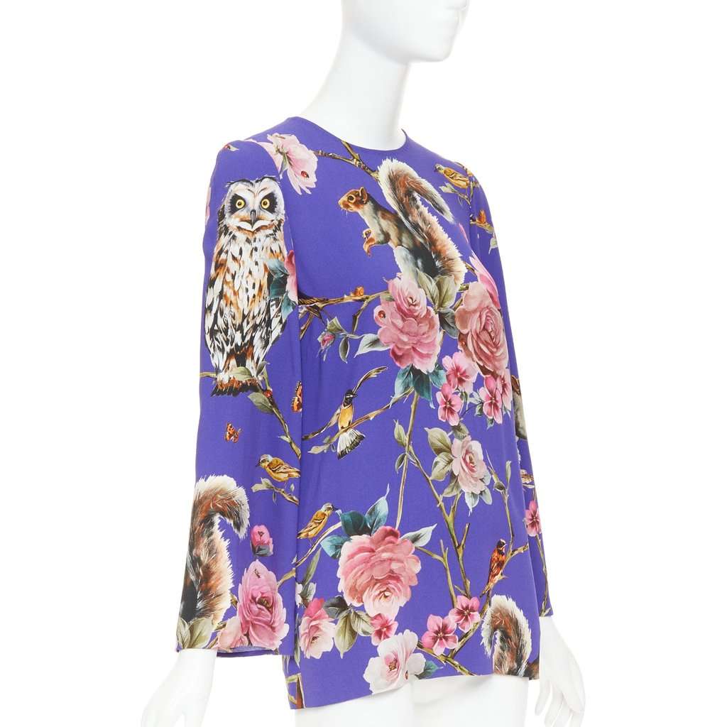 Dolce & Gabbana Purple Viscose Top Purple Viscose Very good condition - Inside View