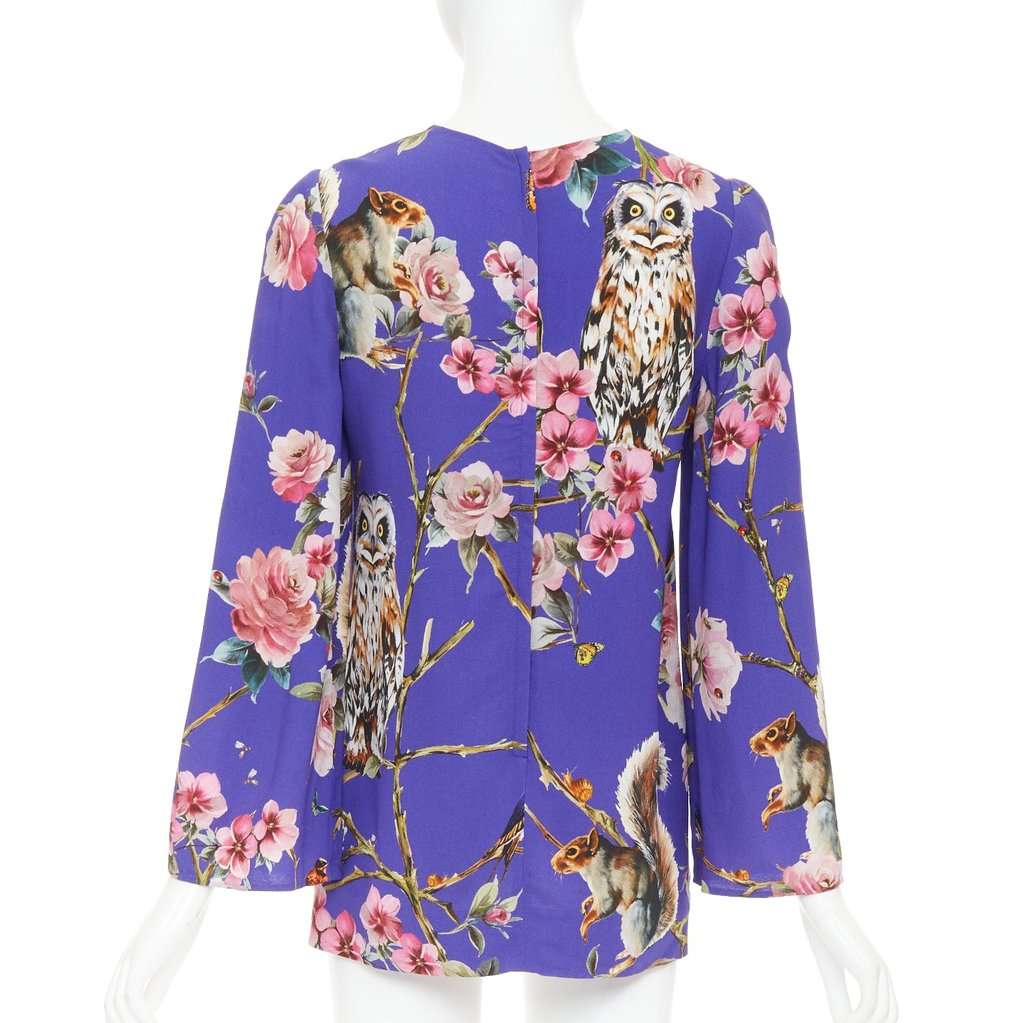 Dolce & Gabbana Purple Viscose Top Purple Viscose Very good condition - Box View