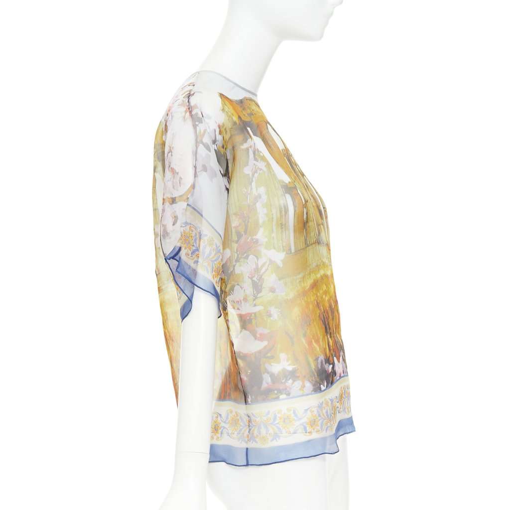 Dolce & Gabbana MultiColor Silk Top MultiColor Silk Very good condition - Model View