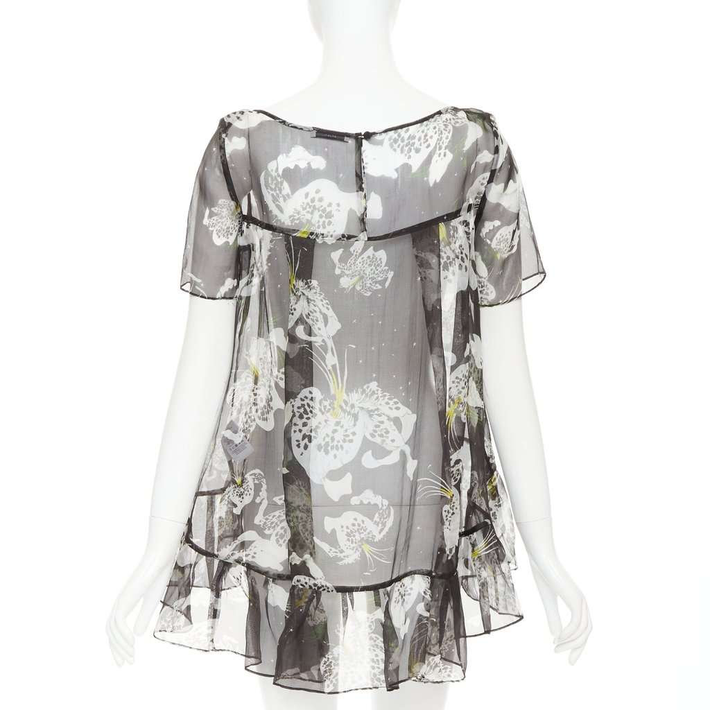 Erdem Black Silk Top Black Silk Very good condition - Box View