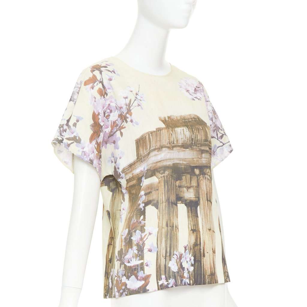 Dolce & Gabbana Ecru Silk Top Ecru Silk Very good condition - Inside View