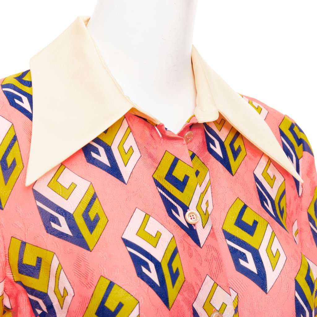 Gucci Pink Viscose Top Pink Viscose Very good condition - Back View
