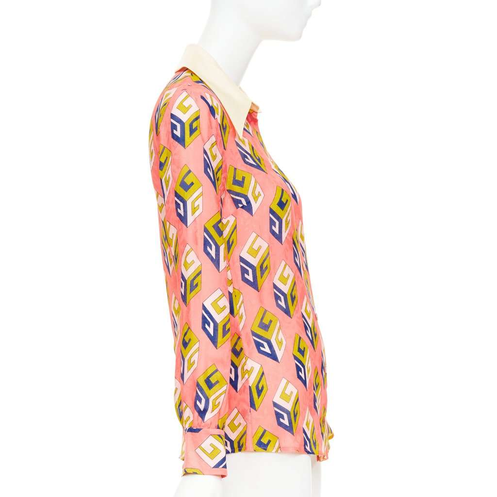 Gucci Pink Viscose Top Pink Viscose Very good condition - Model View