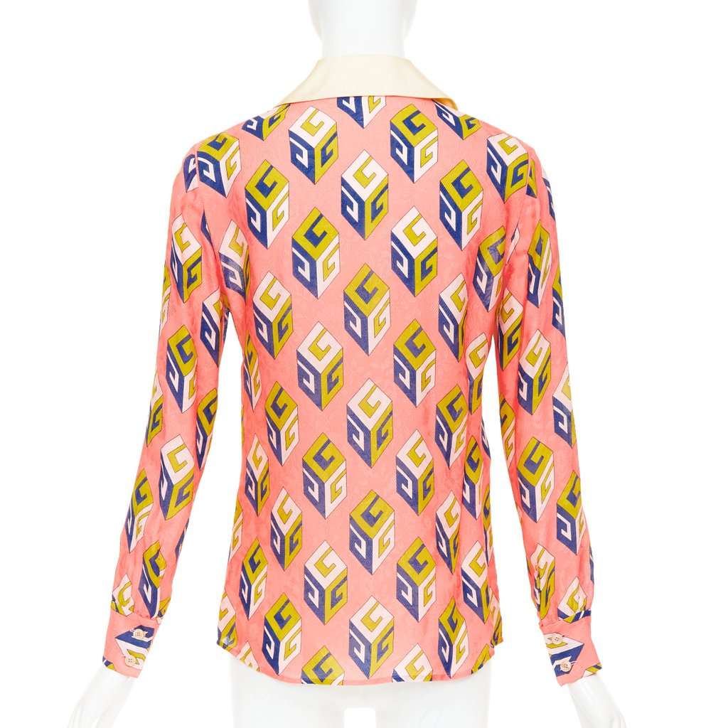 Gucci Pink Viscose Top Pink Viscose Very good condition - Box View