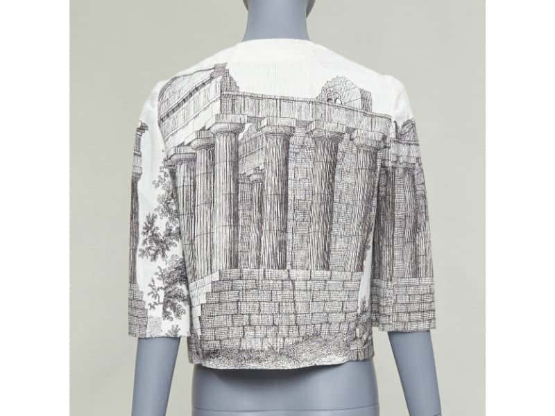 Dolce & Gabbana Ecru Linen Jacket Ecru Linen Fair condition - Box View