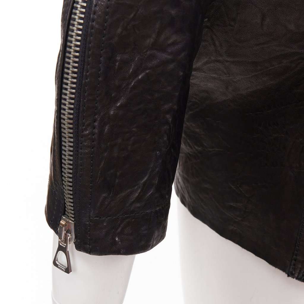 Isabel Marant Black Leather Leather Jacket Black Leather Good condition - Back View