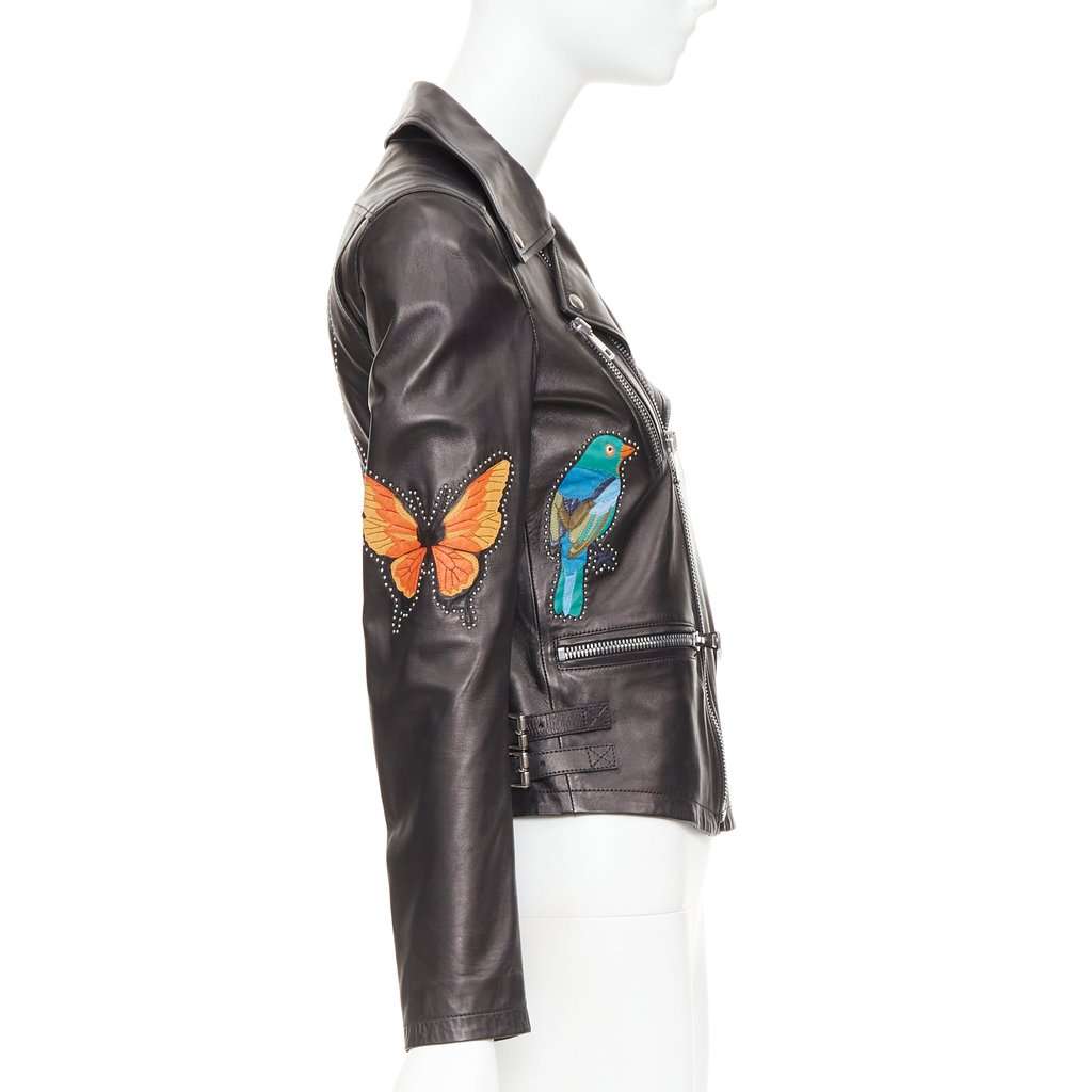 Gucci Black Leather Leather Jacket Black Leather Good condition - Box View