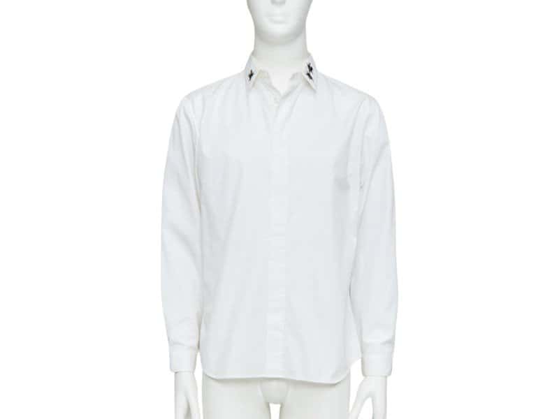Dior White Cotton Shirt White Cotton Good condition - Front View