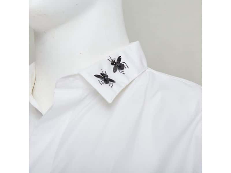 Dior White Cotton Shirt White Cotton Good condition - Back View