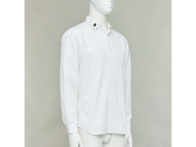 Dior White Cotton Shirt White Cotton Good condition - Inside View