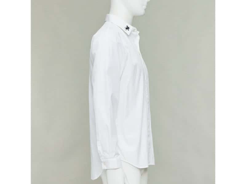 Dior White Cotton Shirt White Cotton Good condition - Model View